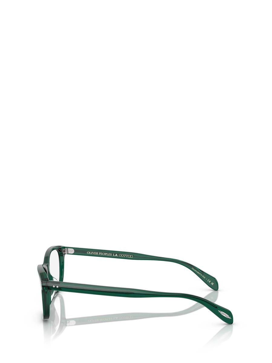 Shop Oliver Peoples Eyeglasses In Translucent Dark Teal