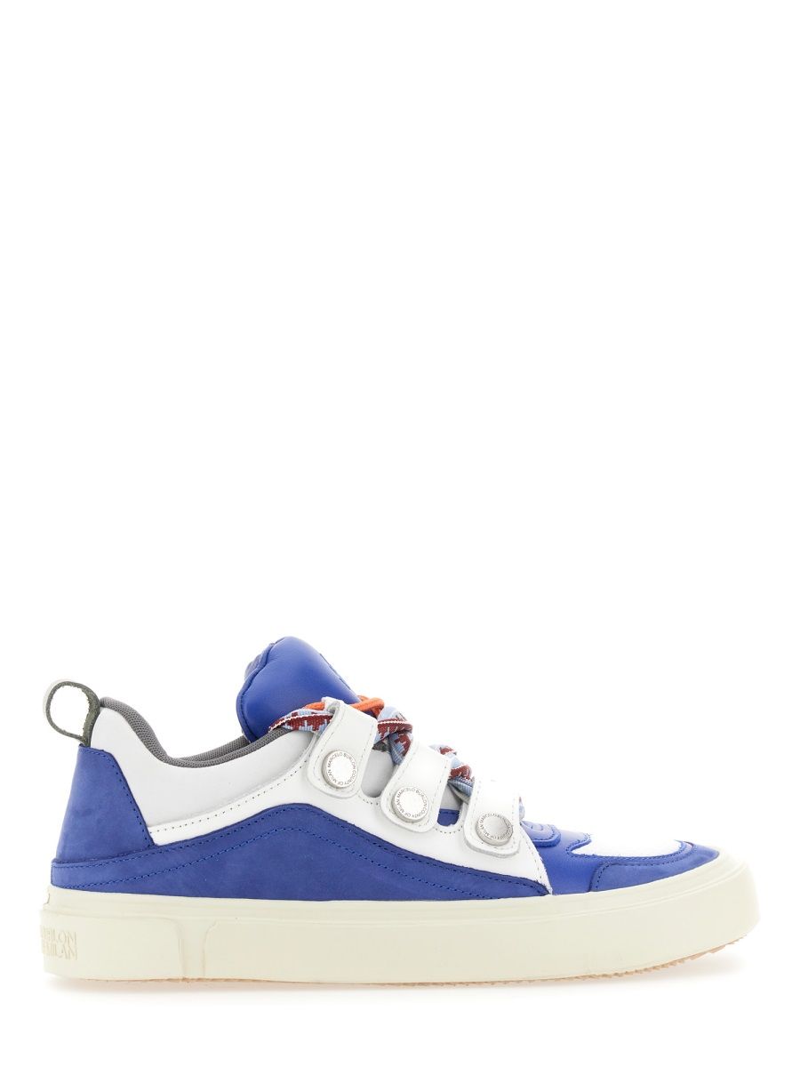 Shop Marcelo Burlon County Of Milan Ticinella Sneaker In Blue