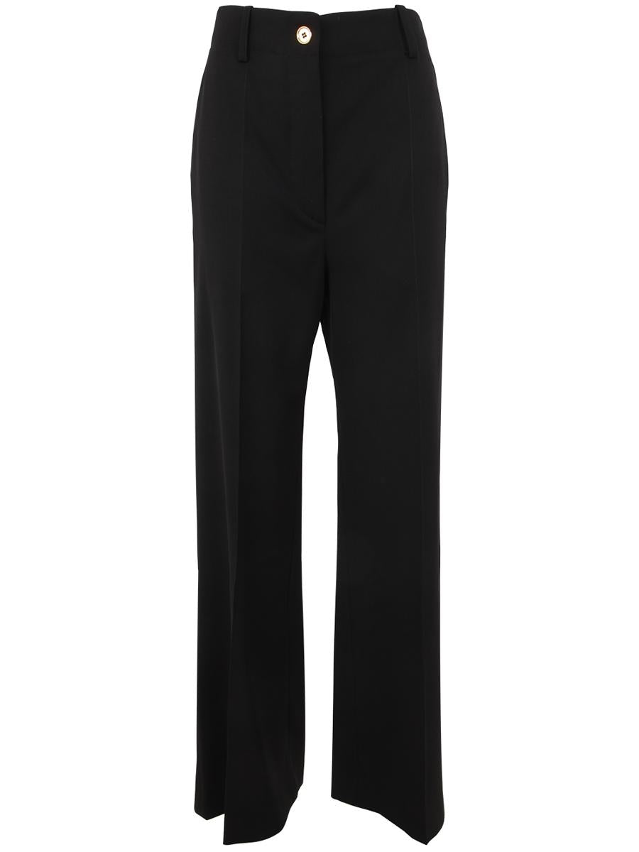 Shop Patou Iconic Long Trousers Clothing In Black