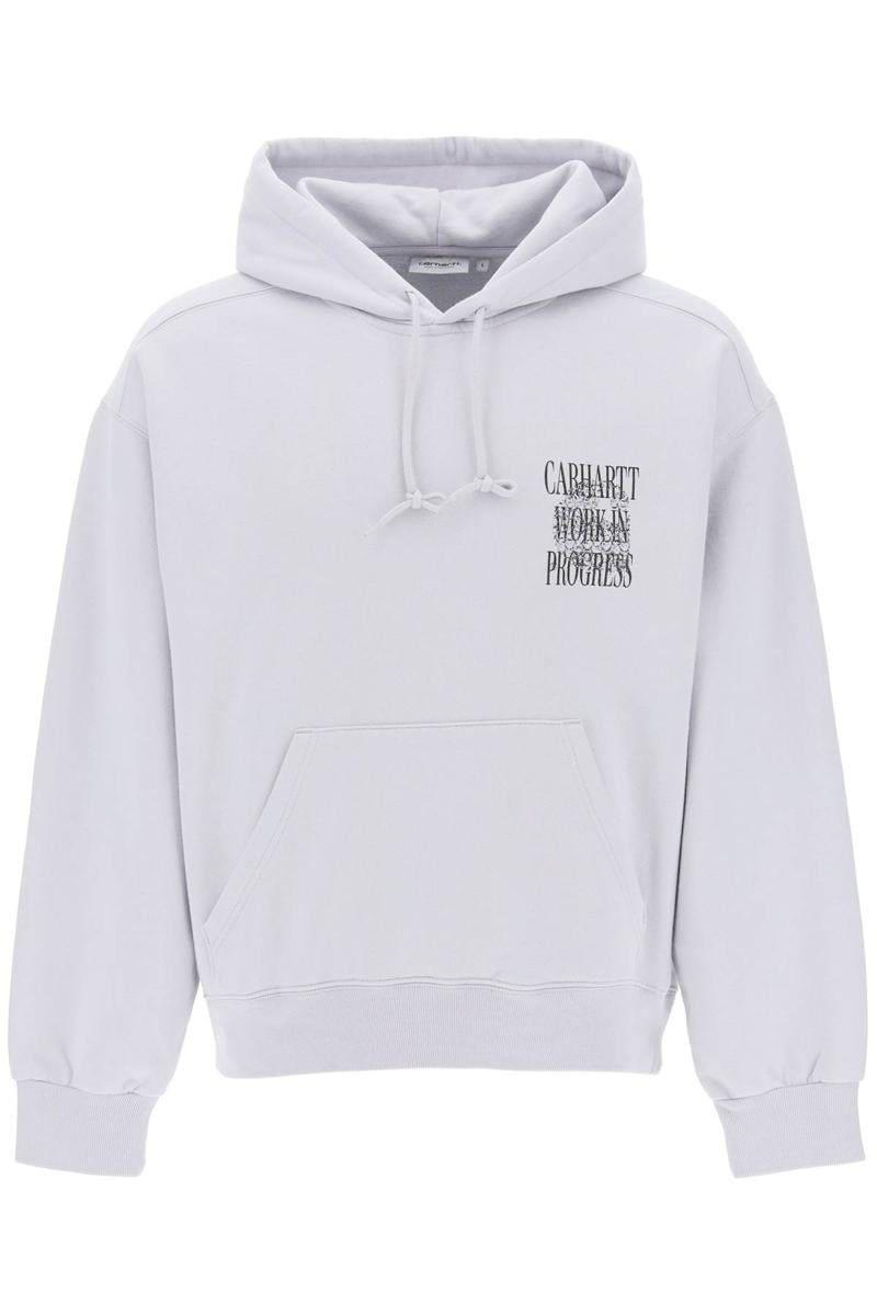 Shop Carhartt Hooded Sweatshirt Always A W In Grigio