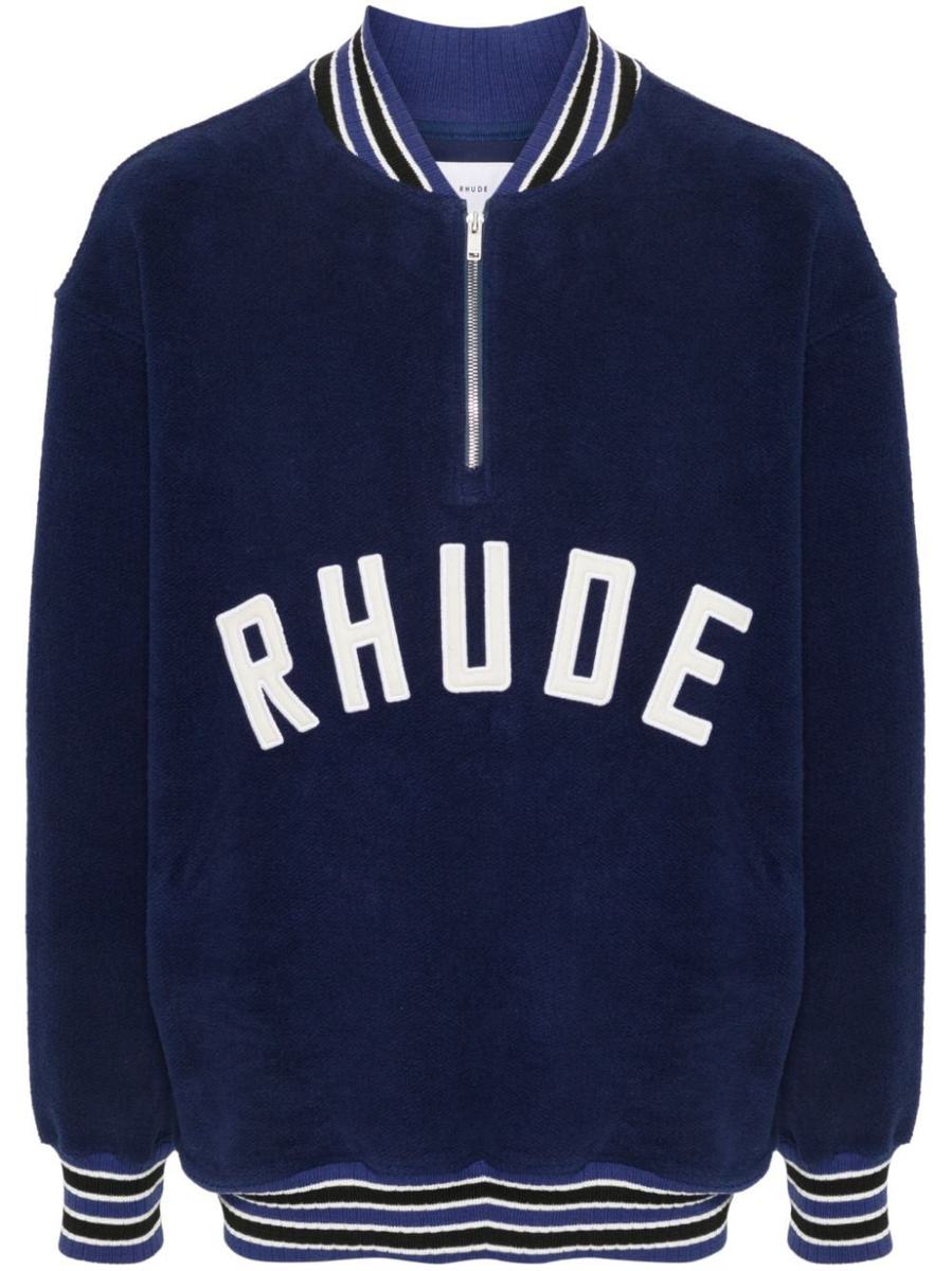 Shop Rhude Jerseys & Knitwear In Blue