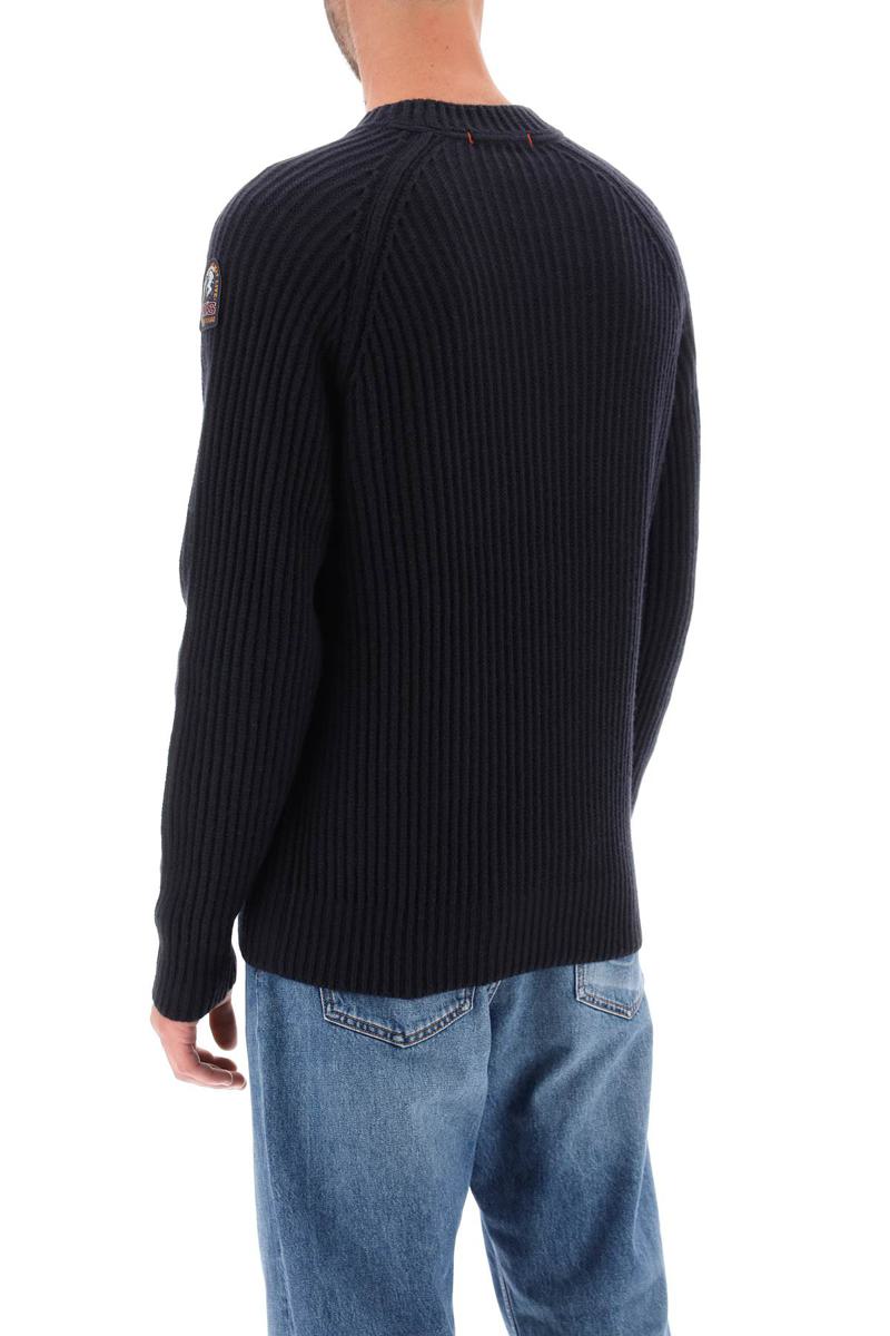 Shop Parajumpers 'rik' Crew-neck Sweater In Blu