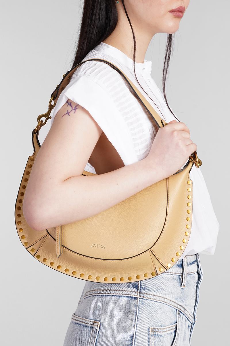 Shop Isabel Marant Naoko Shoulder Bag In Beige