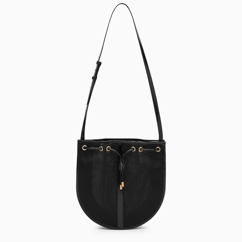 Shop Saint Laurent Crossbody In Black