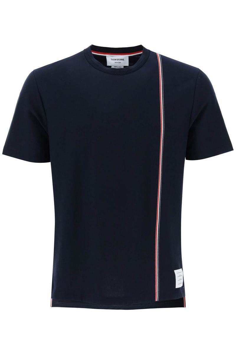 Shop Thom Browne T-shirts & Tops In Navy