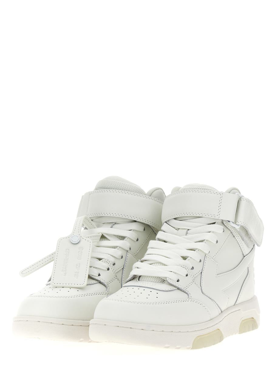 Shop Off-white 'out Of Office Mid Top Lea' Sneakers