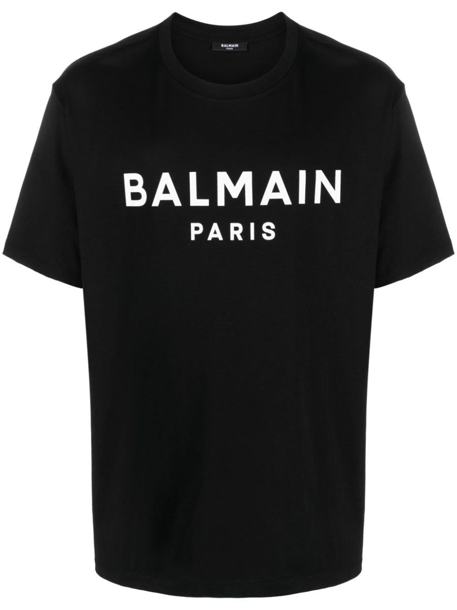 Shop Balmain T-shirts & Tops In Noirblanc