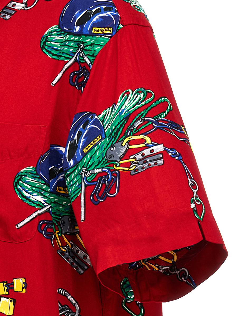 Shop Polo Ralph Lauren 'rope' Shirt In Red