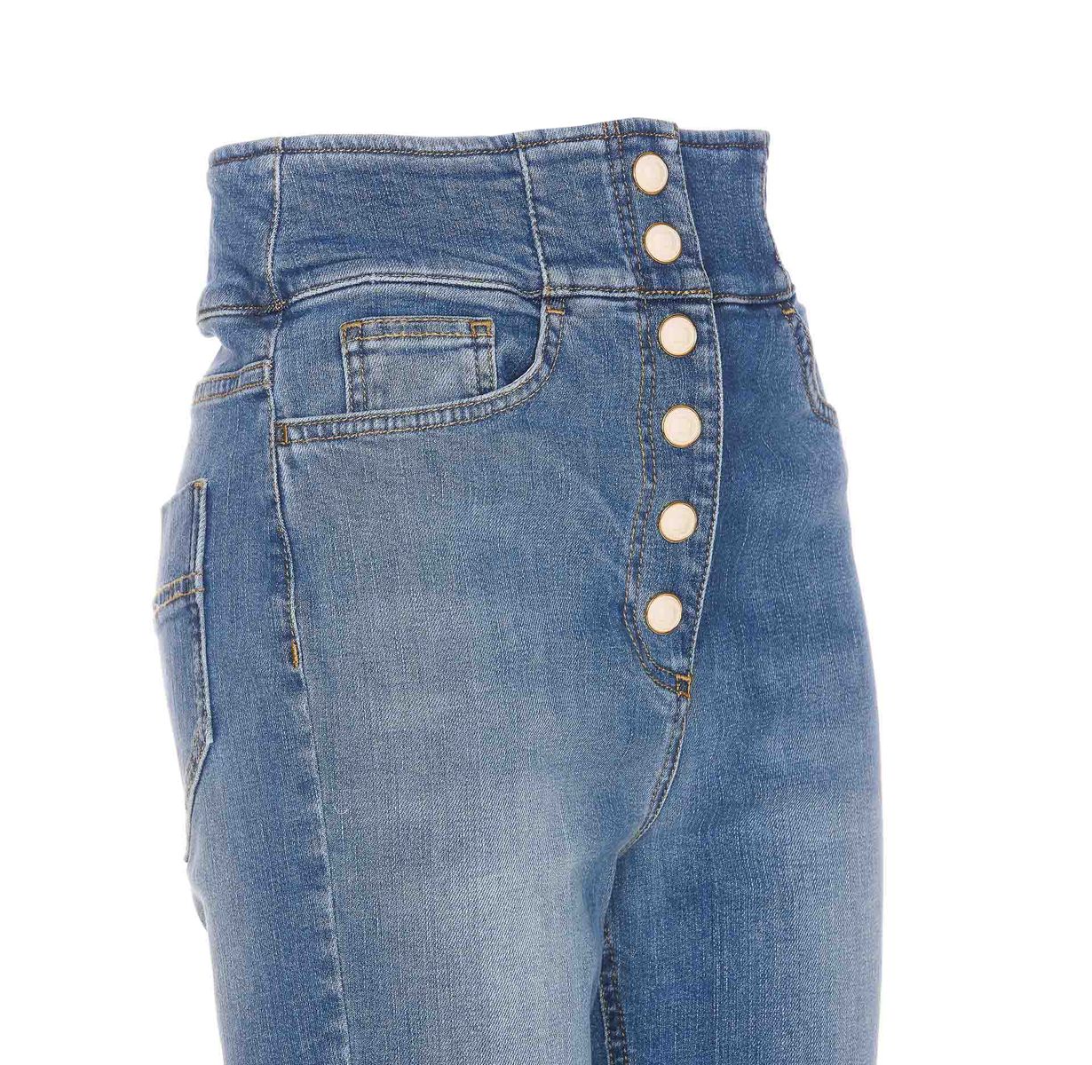 Shop Elisabetta Franchi Jeans In Bluevintage
