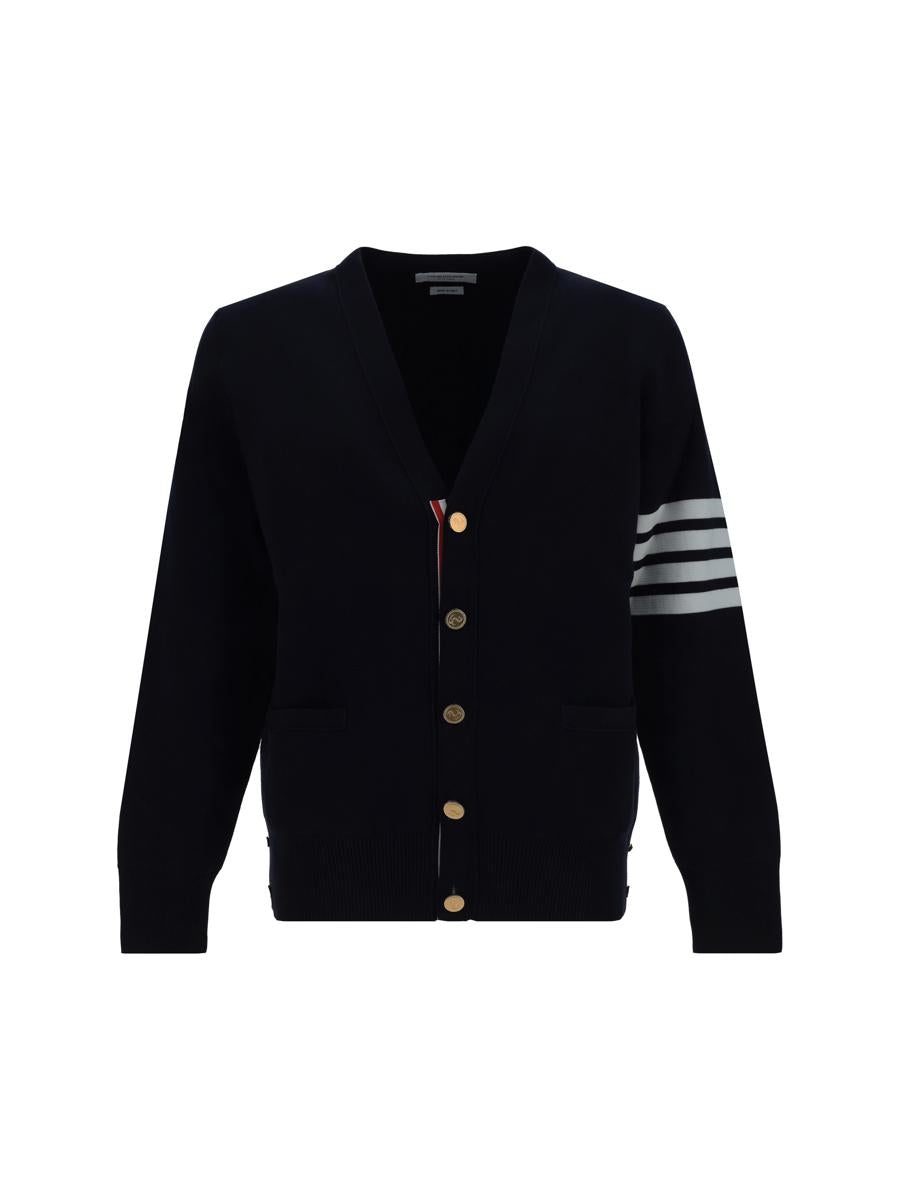 Shop Thom Browne Knitwear In Navy