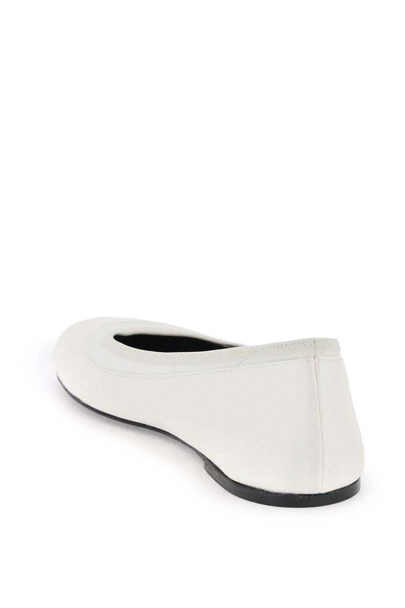 Shop Loulou Studio Frano Ballet Flats In Bianco