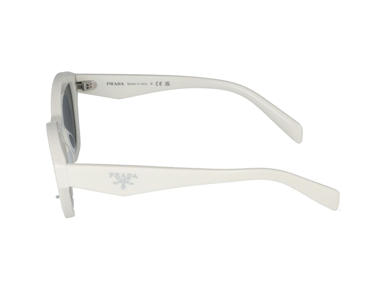 Shop Prada Sunglasses In White
