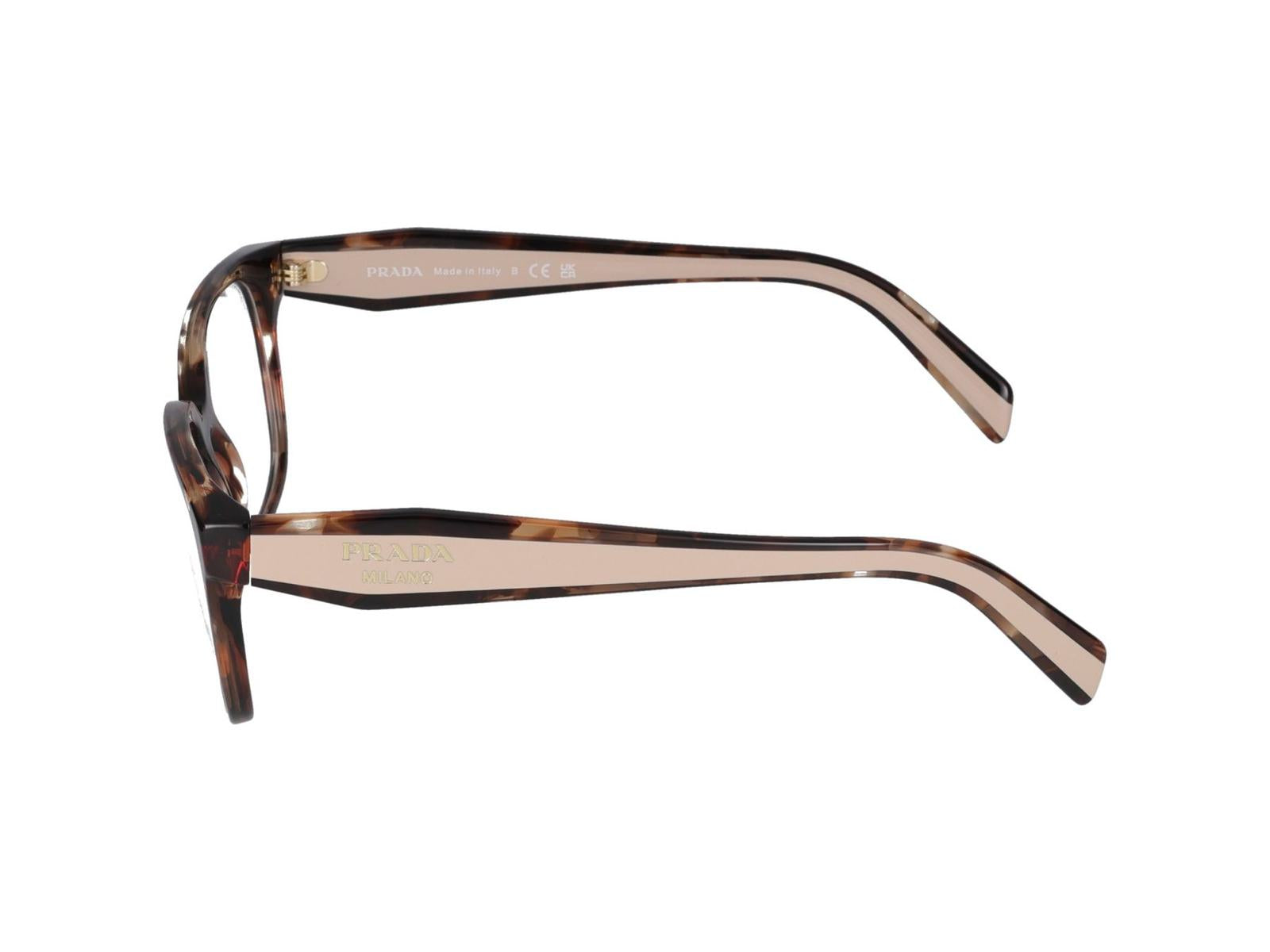 Shop Prada Eyeglasses In Havana Caramel