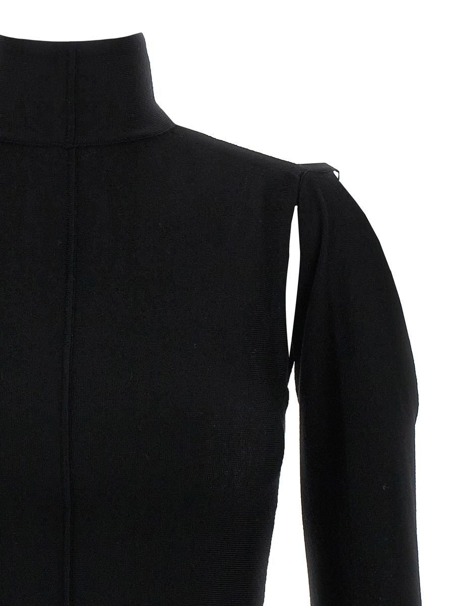 Shop Khaite The Marlowe Wool Turtleneck Sweater In Black