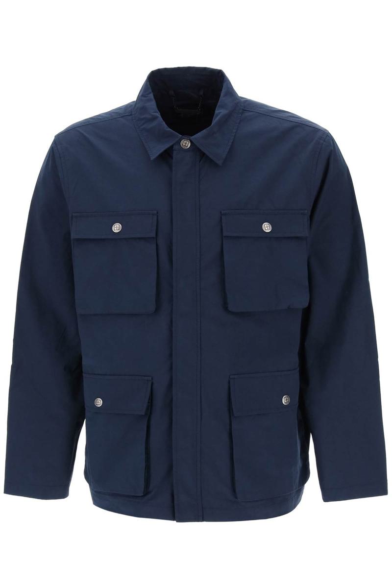 Shop Ksubi 'detonate' Technical Cotton Jacket In Blu