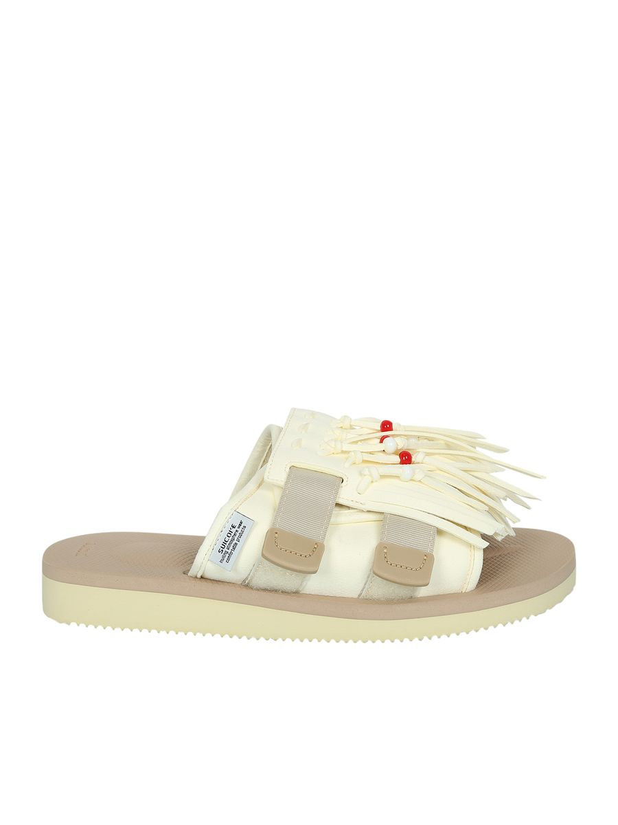 Shop Suicoke Sandals In White