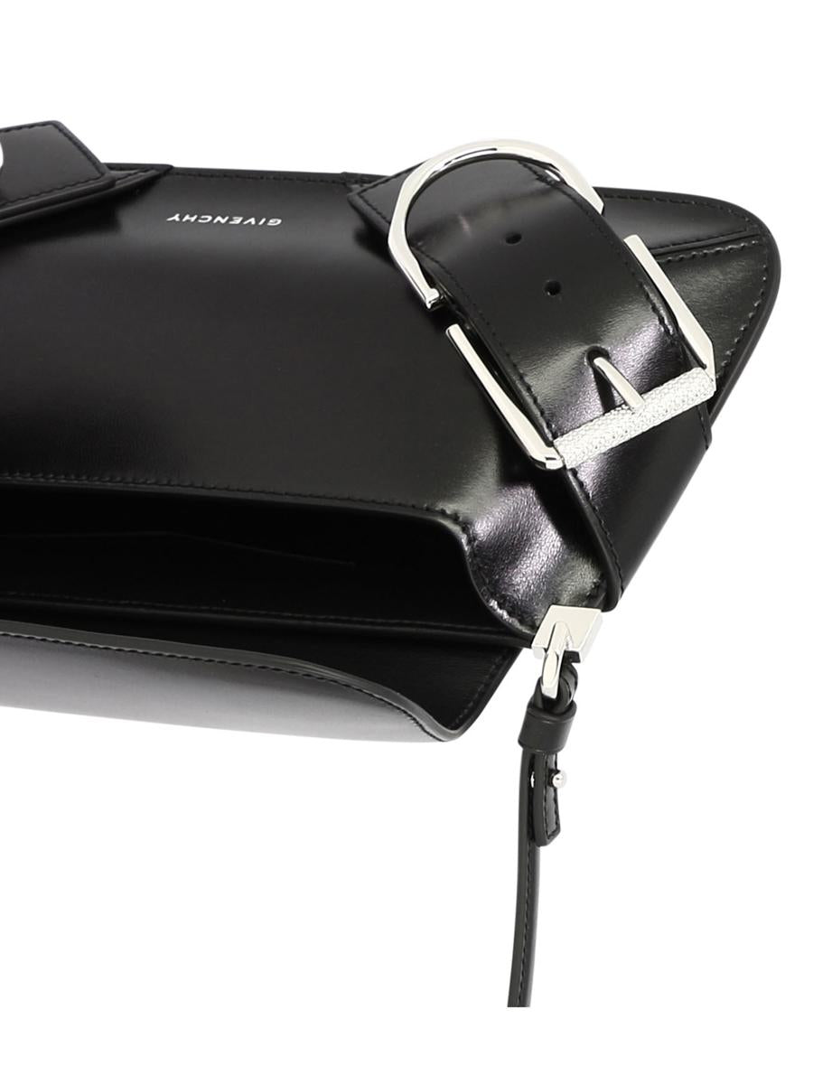 Shop Givenchy "voyou Shoulder Flap" Shoulder Bag In Black