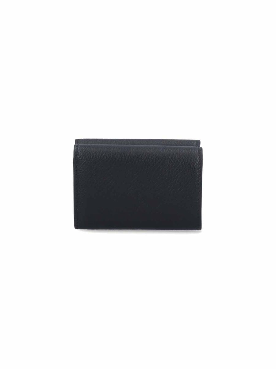 Shop Balenciaga Wallet With Print In Black