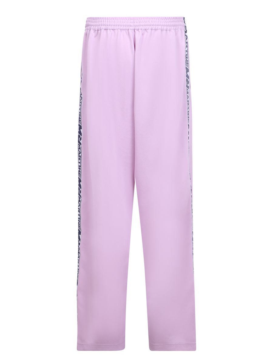 Shop Martine Rose Trousers In Purple