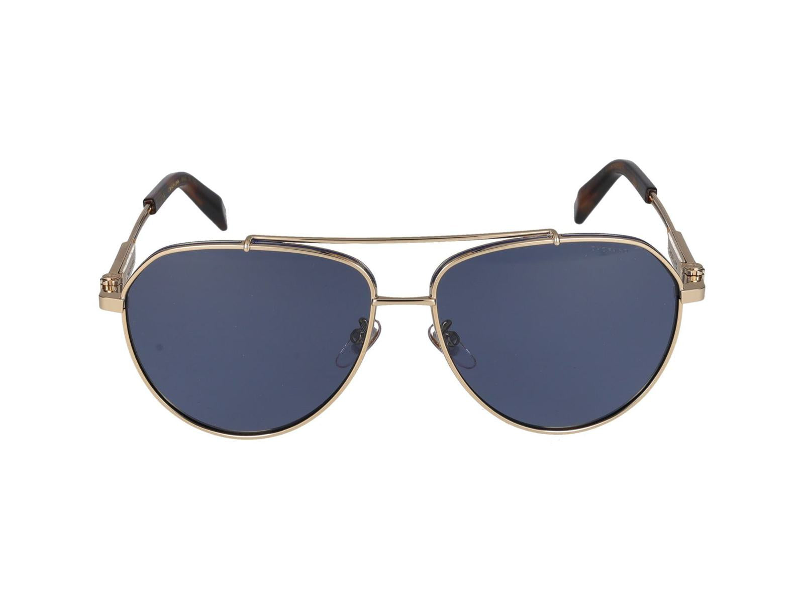 Shop Chopard Sunglasses In Rose' Polished Gold