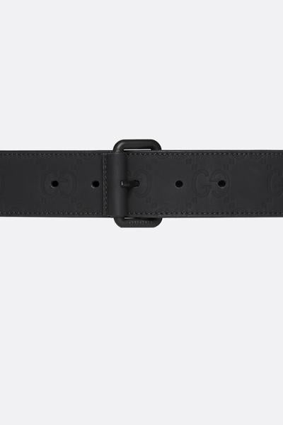 Shop Gucci Belts In Black