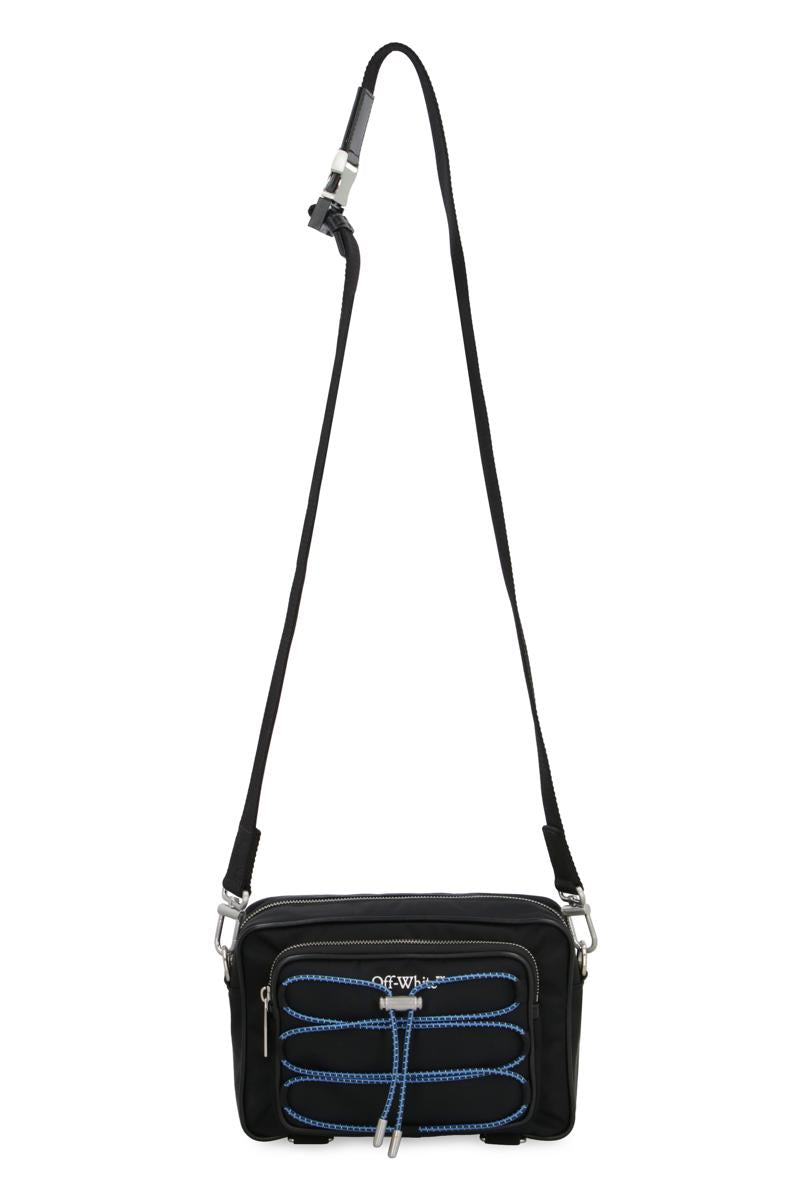 Shop Off-white Nylon Messenger Bag In Black