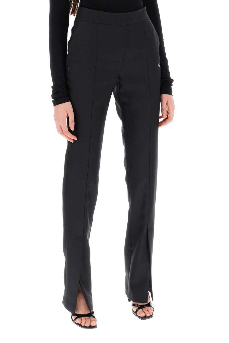 Shop Off-white Corporate Tailoring Pants In Nero