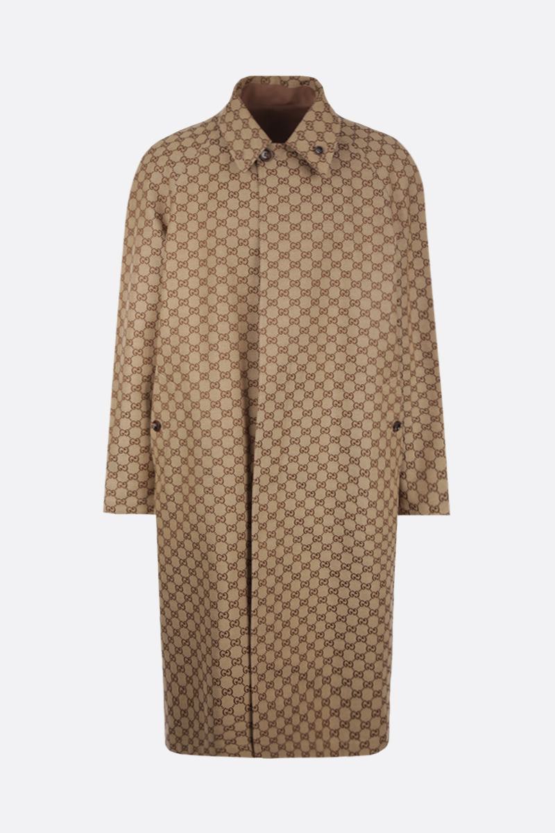 Shop Gucci Coats In Alluvion+mix