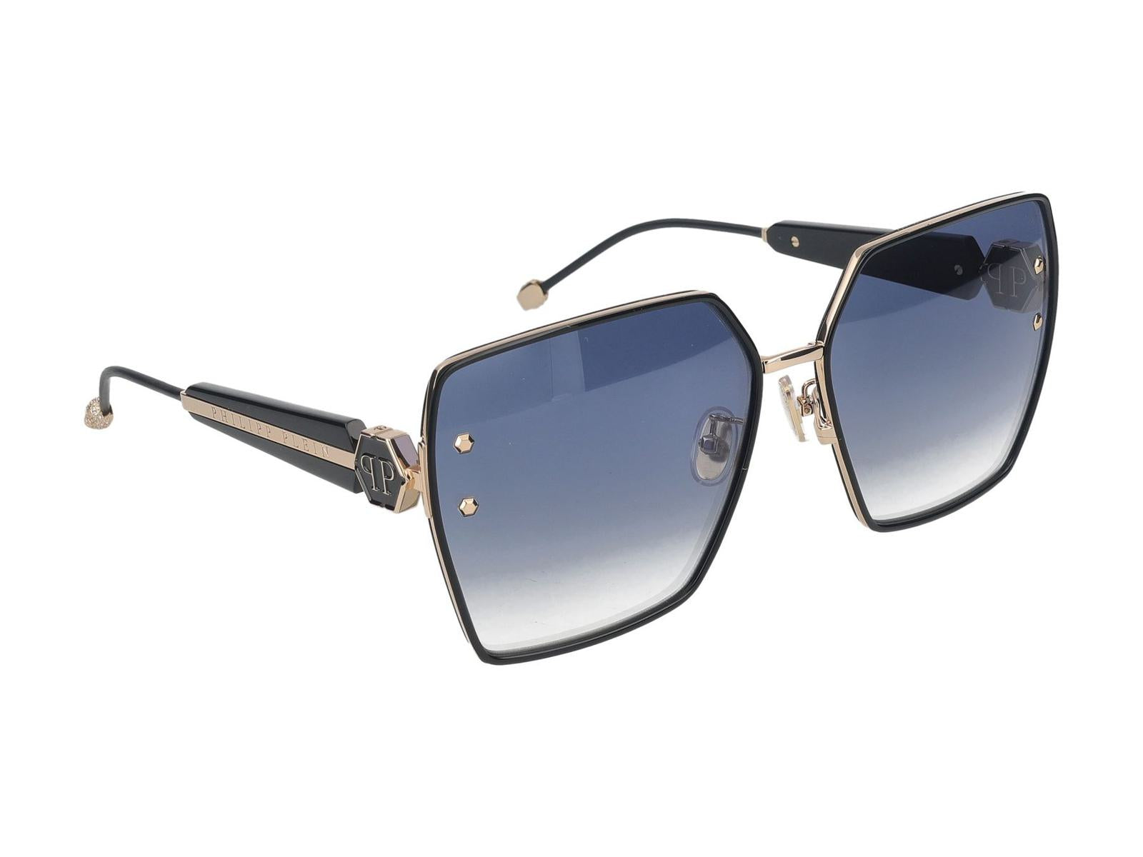 Shop Philipp Plein Sunglasses In Rose' Gold Polished Total