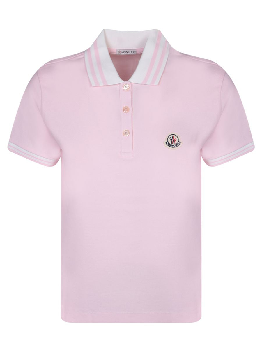 Shop Moncler T-shirts In Pink