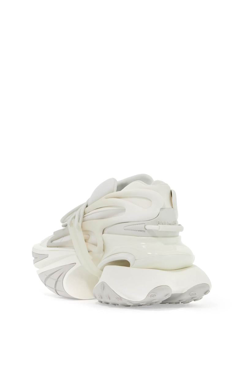 Shop Balmain Unicorn Sneakers In Bianco