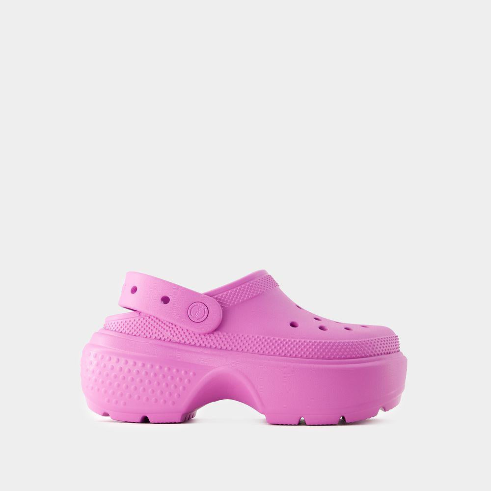 Shop Crocs Sandals In Pink
