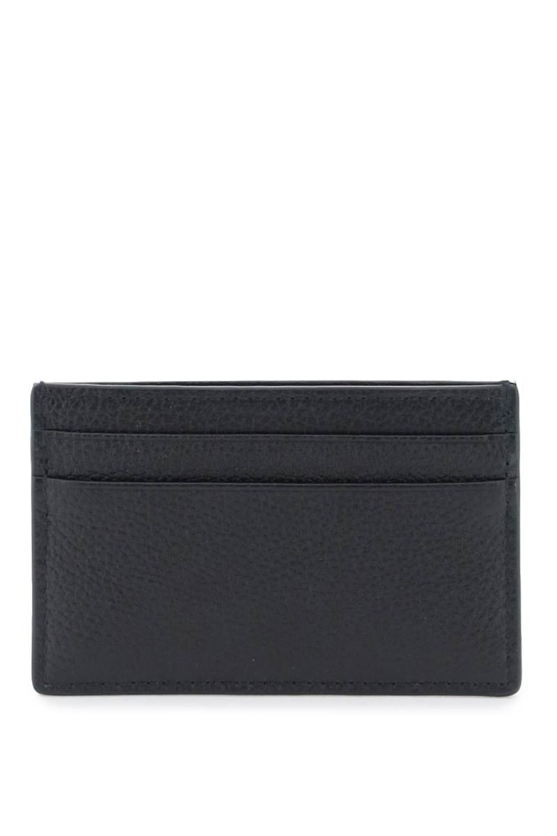 Shop Alexander Mcqueen Graffiti Cardholder In Nero