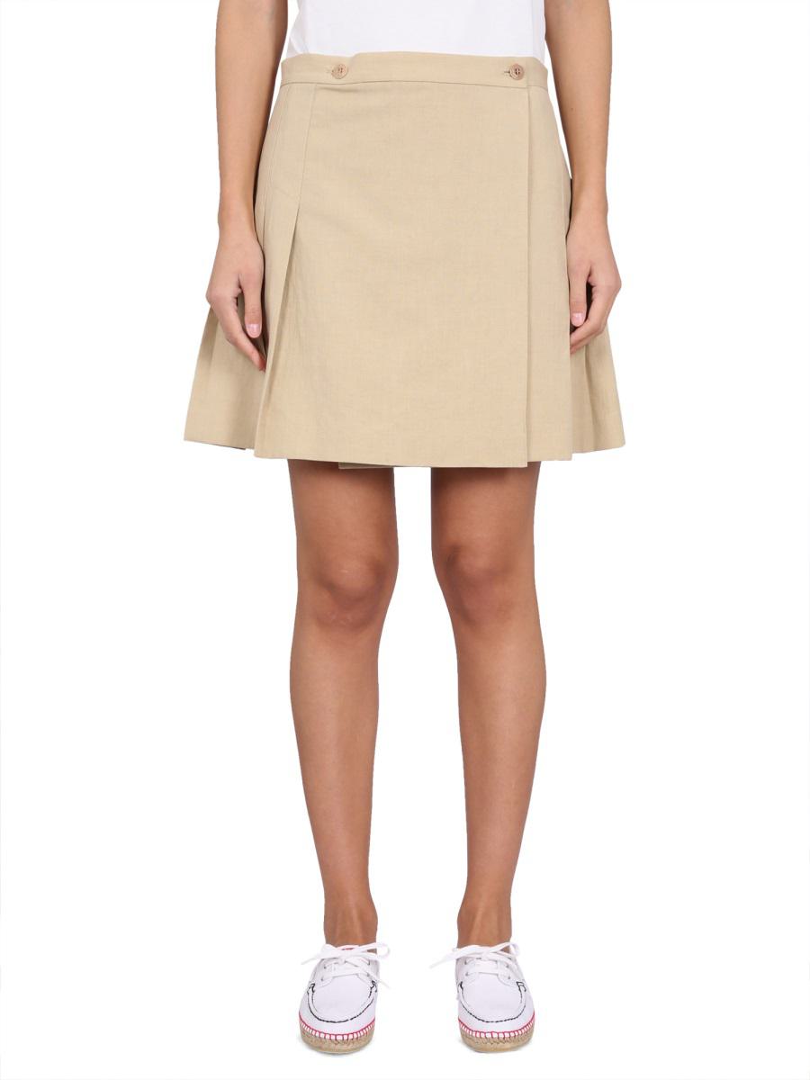 Kenzo Skater Skirt In Brown