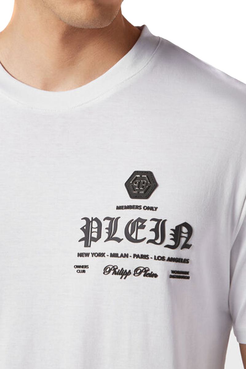 Shop Philipp Plein T-shirt In White