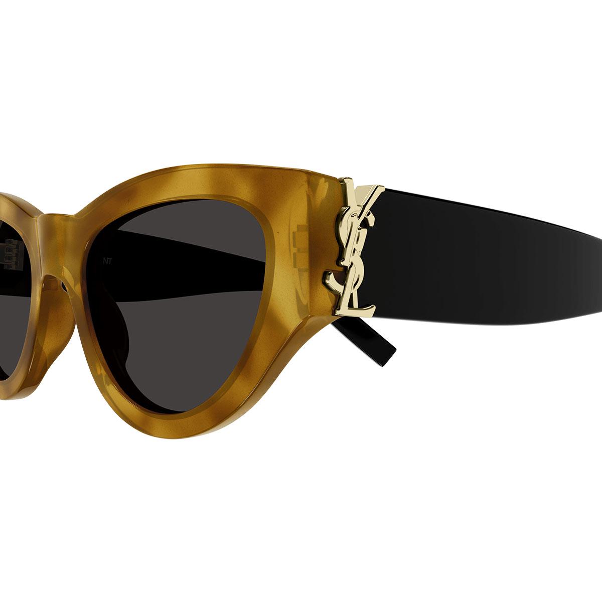 Shop Saint Laurent Eyewear Sunglasses In Havana