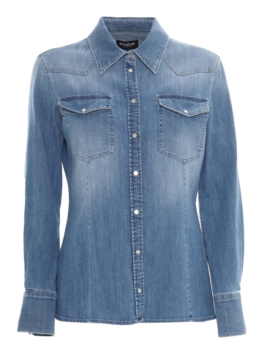 Dondup Shirt In Blue