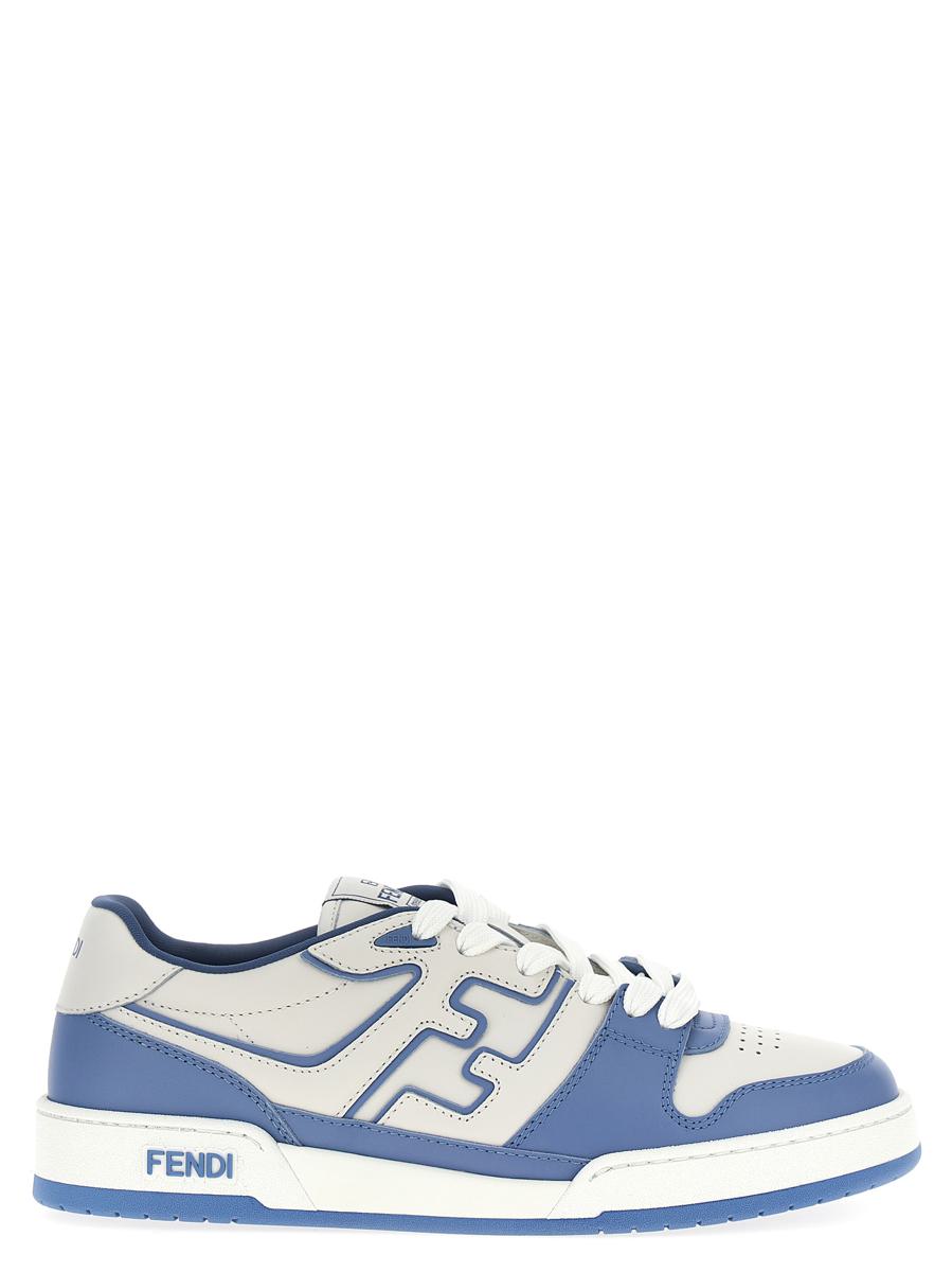 Shop Fendi ' Match' Sneakers In Blue