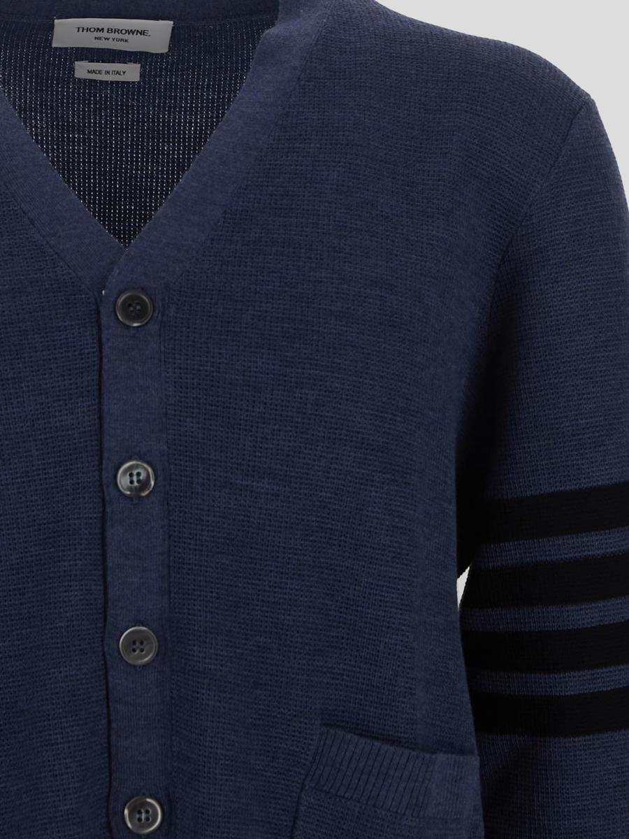 Shop Thom Browne Sweaters In Darkblue