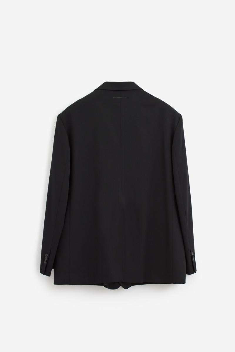 Shop Mm6 Maison Margiela Jackets In Black