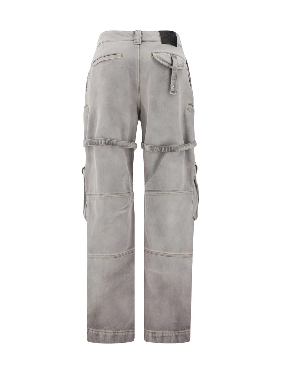Shop Off-white Pants In Burnished Lilac No Color