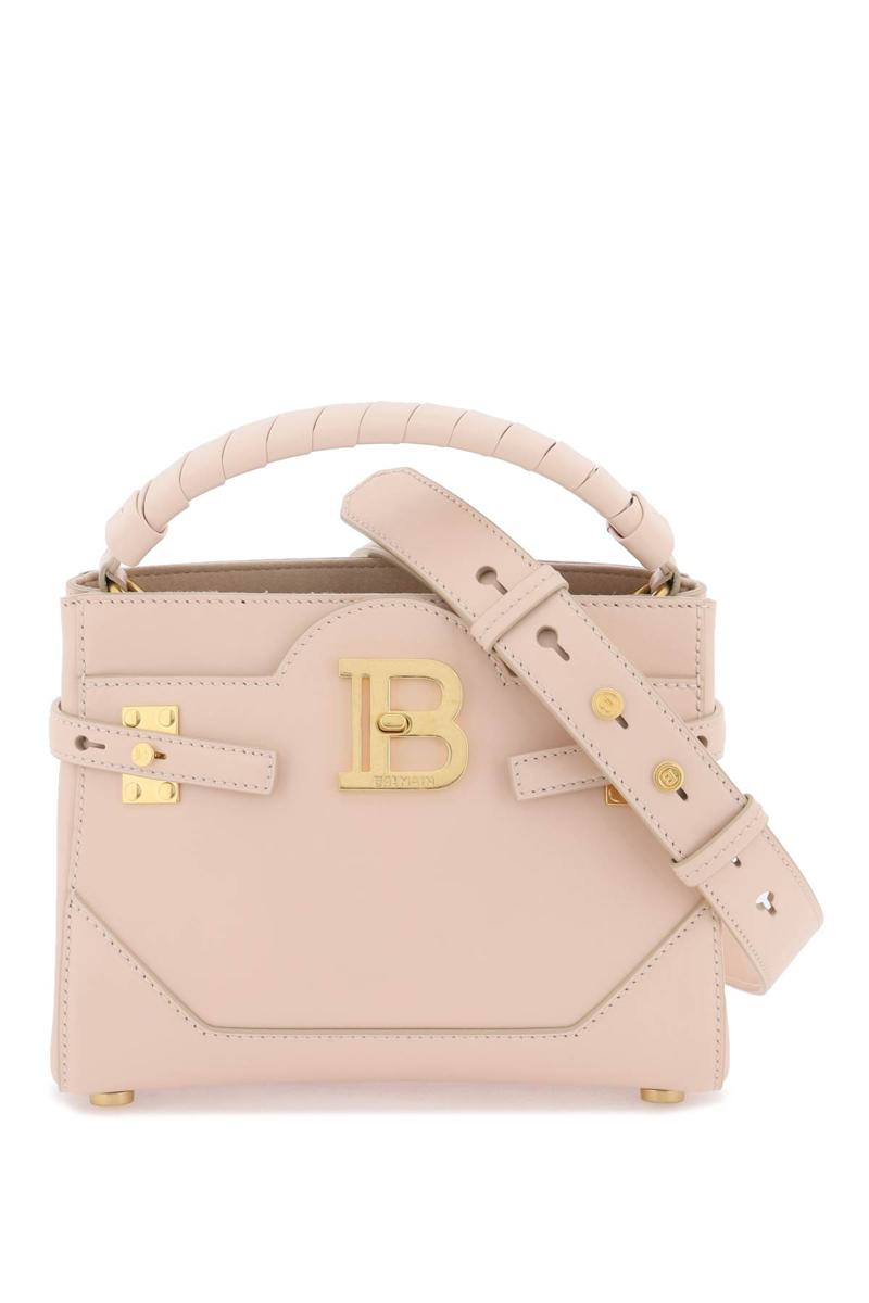 Shop Balmain B-buzz 22 Top Handle Handbag In Rosa