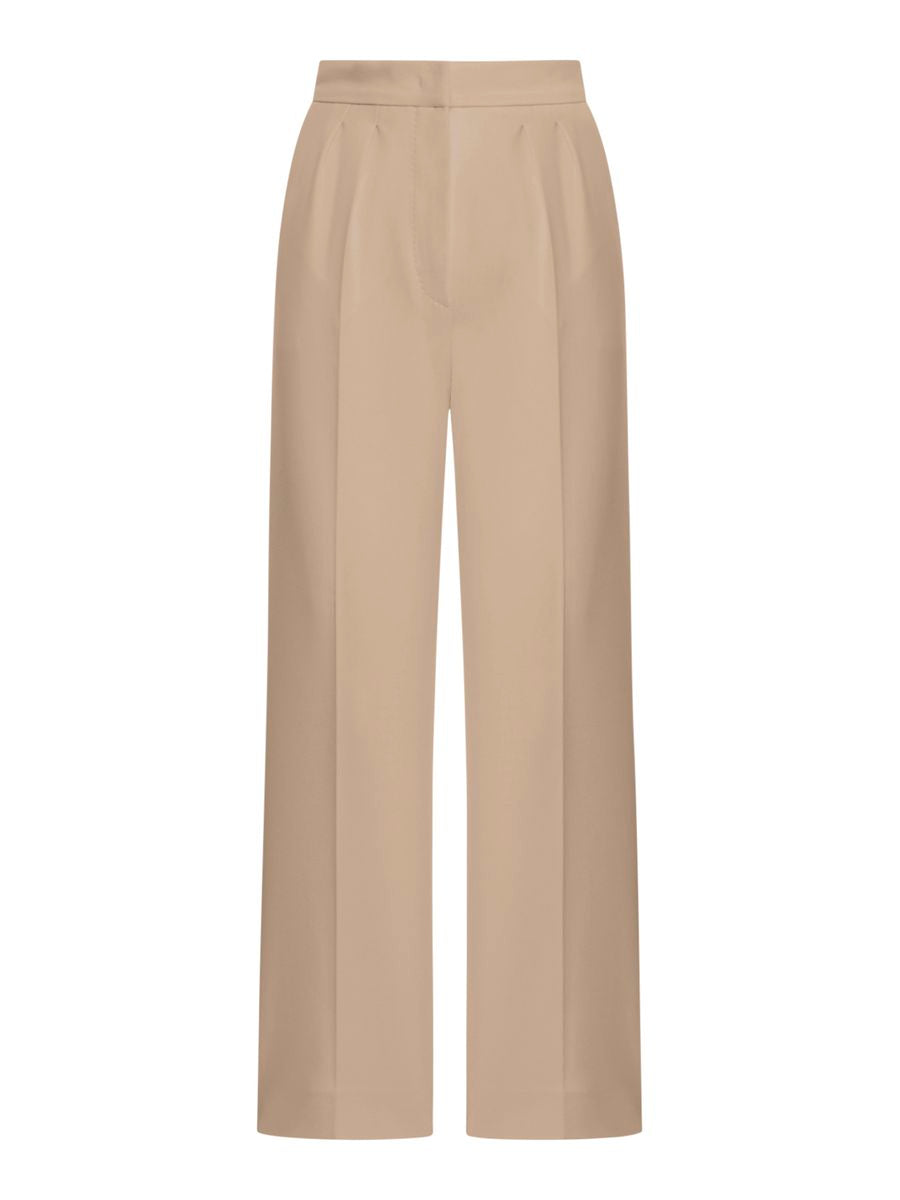 Shop Max Mara Pants In Brown