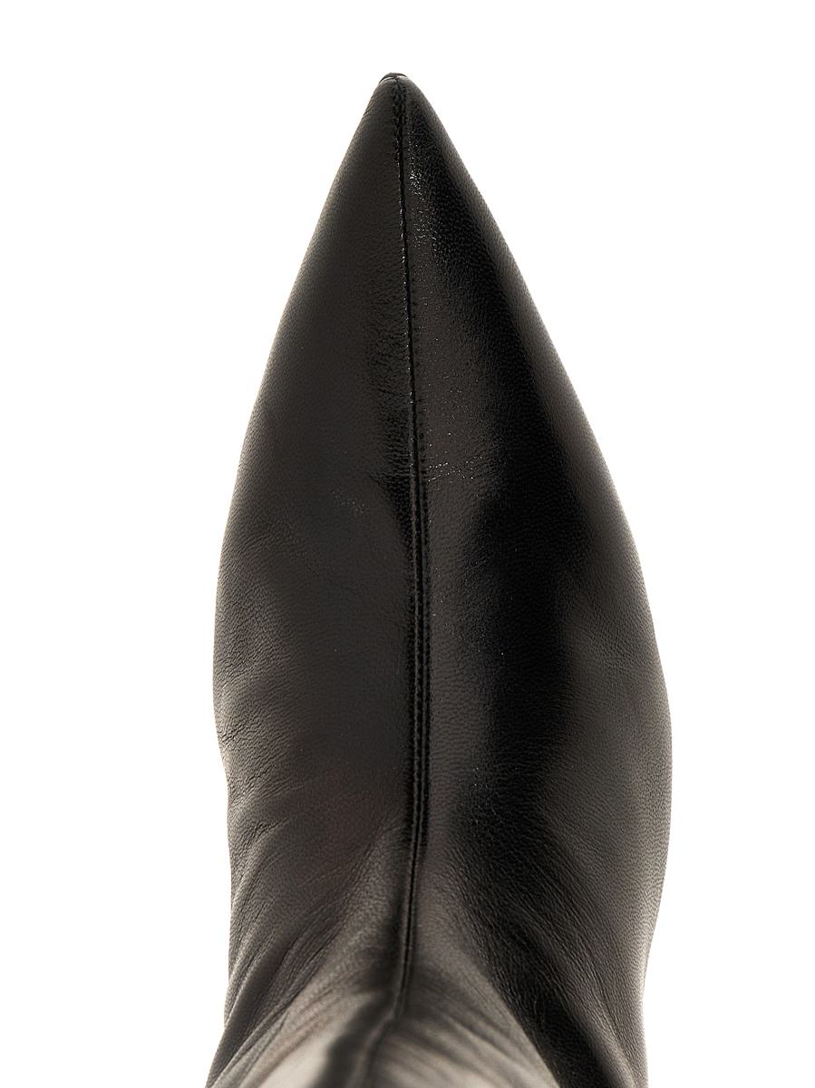 Shop Jil Sander Leather Boots In Black