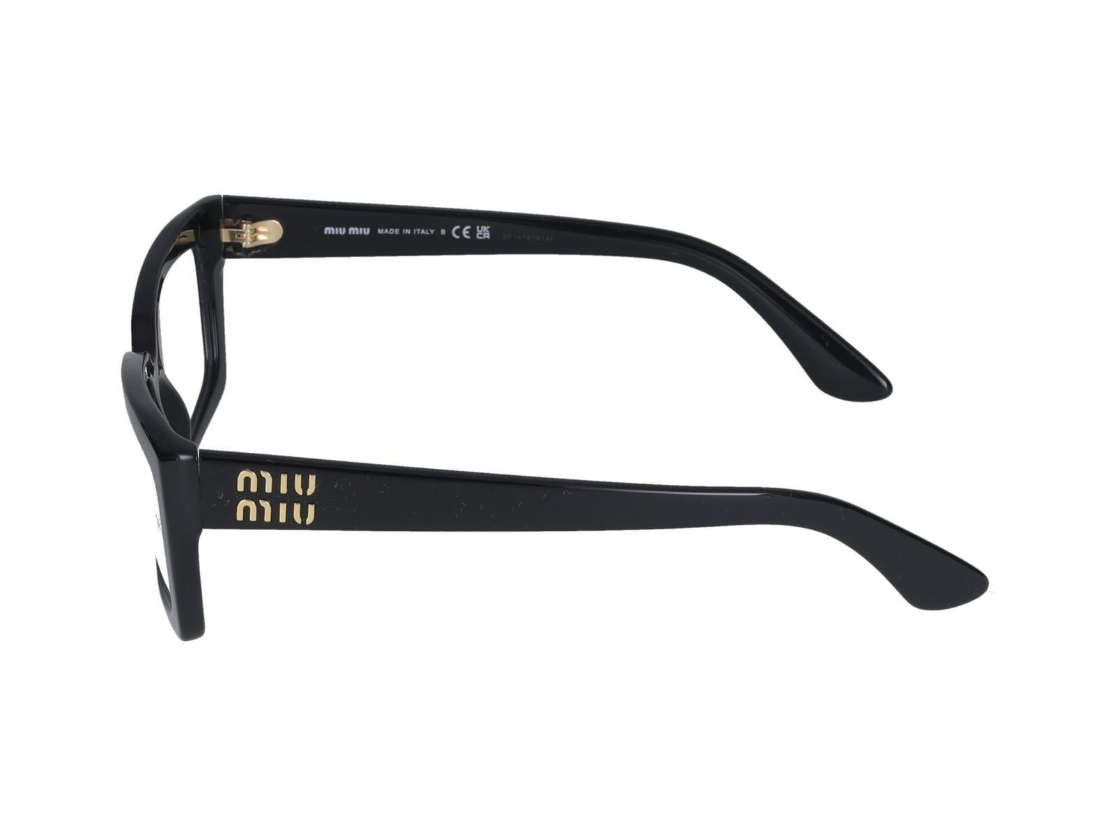 Shop Miu Miu Eyeglasses In Black