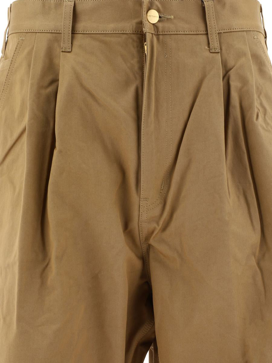 Shop Junya Watanabe " X Carhartt" Double-pleated Trousers In Beige