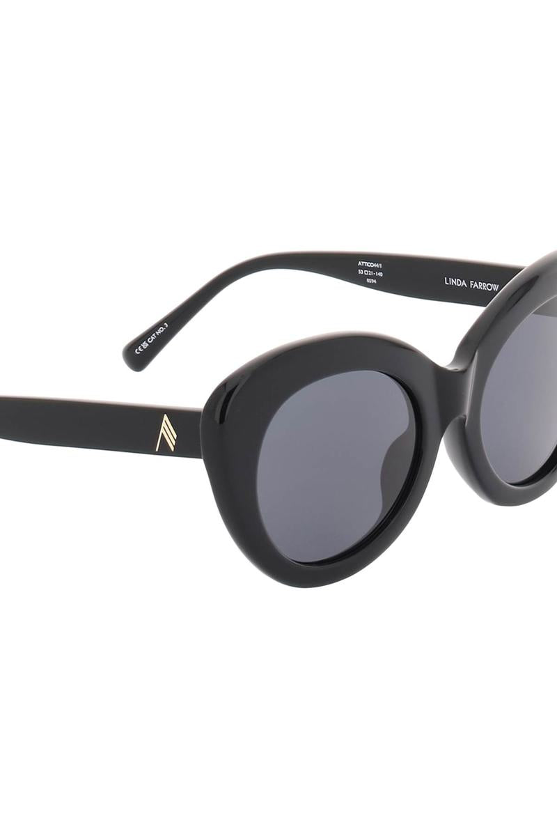 Shop Attico 'agnes' Sunglasses In Nero