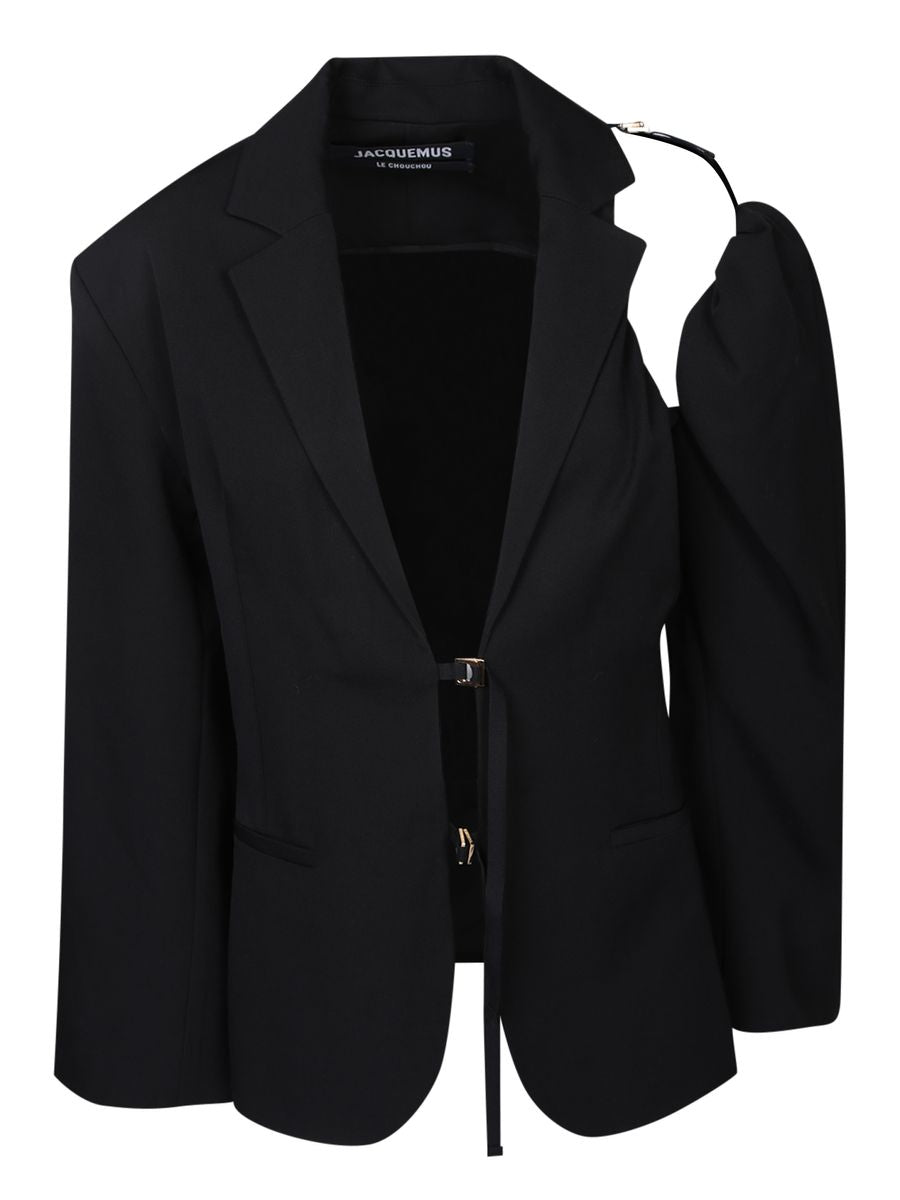 Shop Jacquemus Jackets In Black