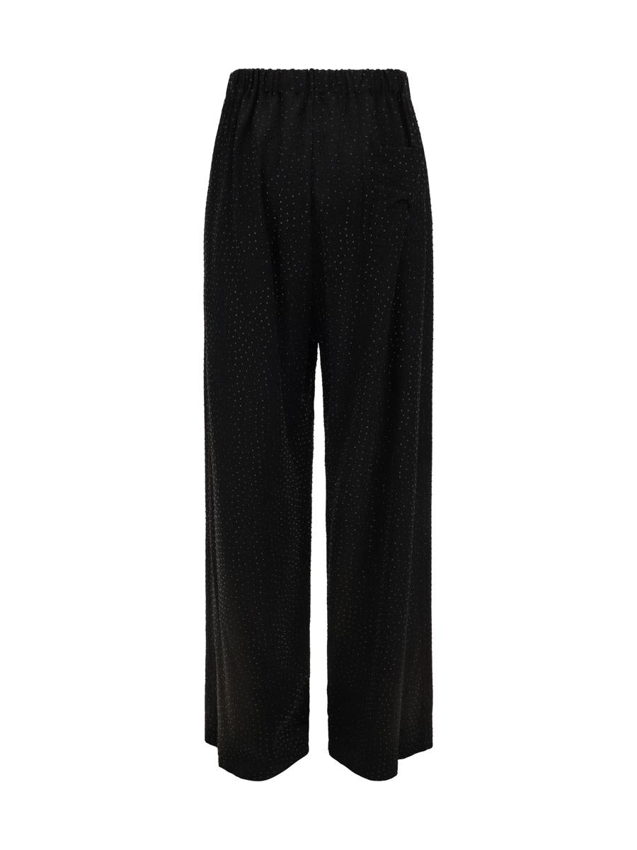 Shop Balenciaga Pants In Black/black