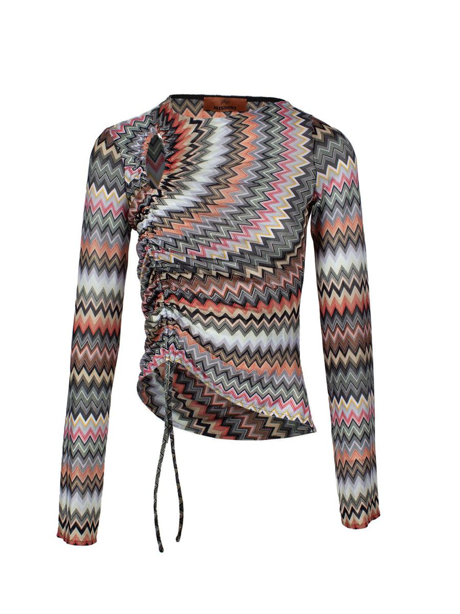 Shop Missoni T-shirts & Tops In Multicolor